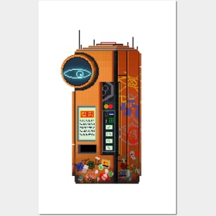 Cyperpunk eye machine Posters and Art